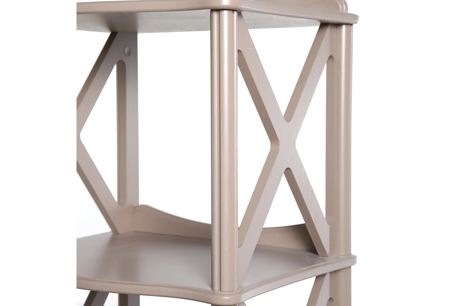 Стеллажи - изображение №4 "Этажерка-стеллаж угловая Джульетта-4 (мокко)"  на www.Angstrem-mebel.ru