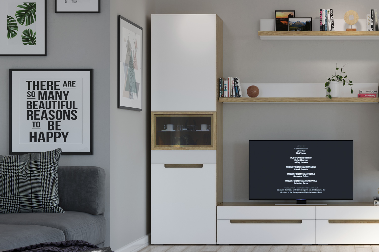 Шкафы-пеналы - изображение №4 "Шкаф Анри"  на www.Angstrem-mebel.ru